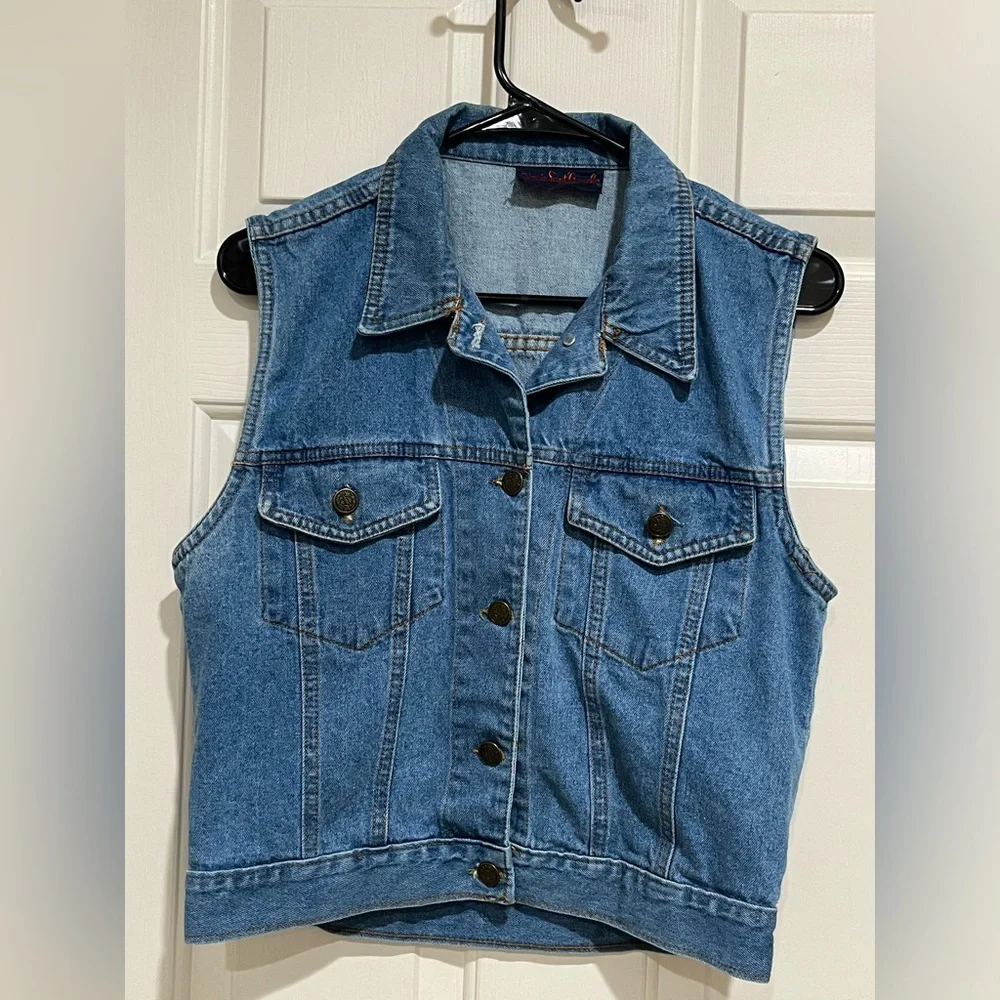 Giorgio Sant Angelo sleeveless denim
